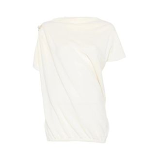 Fabiana Filippi Mad 226F422 M281 25 - Knitwear - Mujer - Blanco - 2XS