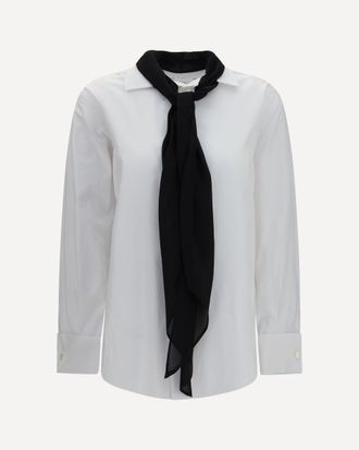sacai Cotton poplin Scarf Shirt Female 2