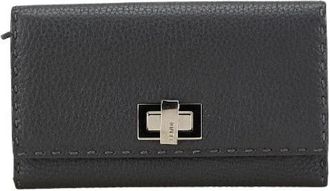 Fendi Pre-owned Wallets, female, Gray, Size: ONE SIZE Pre-owned Leather wallets