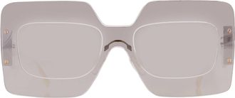 Versace Silver Shield Ladies Sunglasses VE2277 10018V 142