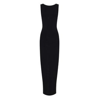 Elisabetta Franchi Red Carpet Jurk - Dames - Jurken - Zwart - Maat: 2XL Zijde