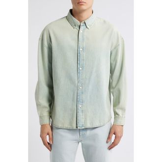 Frame Denim Modern Denim Button-Down Shirt in Weekend at Nordstrom Rack, Size Xx-Large