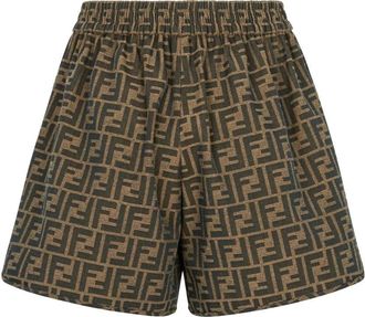 Fendi Canvas Shorts