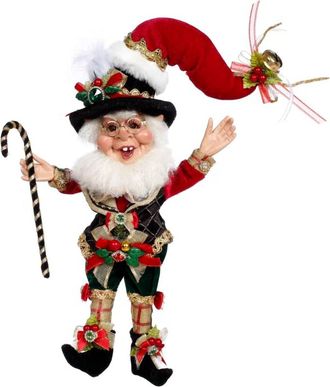 Mark Roberts Humbug Elf Small 10 In Red