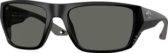 Costa FINLET Grey Polarized Glass Wrap Mens Sunglasses 6S9118 911804 59