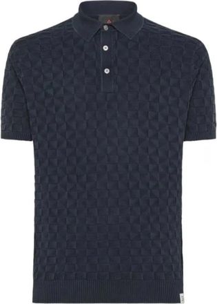 Peuterey Keirin 02 Polo - Heren - Polos - Blauw - M - Wol - Tops
