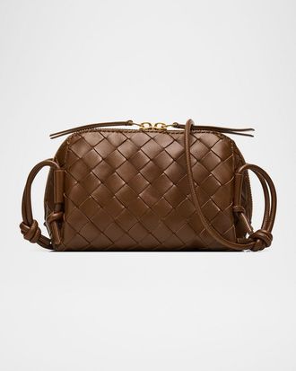 Bottega Veneta Zip Leather Pouch Shoulder Bag