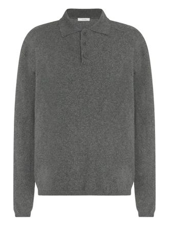 The Row Almot textured polo shirt - men - Cotton - M - Grey
