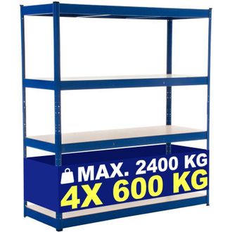 Clp Clp - Estanter&iacute;a Para Cargas Pesadas 160x60x180 Cm Azul