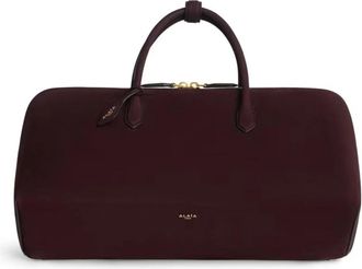 Alaia Delta Medium Bag - Dames - Handtassen - Rood - ONE Size - Leer - Tassen