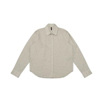 _J.L-A.L_ Casual Shirts, male, Beige, Size: XL Triple Collar Shirt