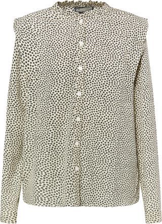 Dreimaster Dreimaster Bloes met lange mouwen Dames beige/ zwart