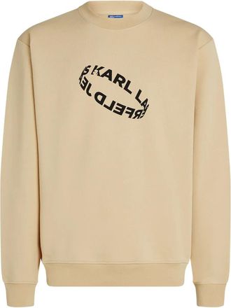 Karl Lagerfeld Felpa con logo - Toni neutri