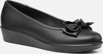 Hotter Womens Jade Womens Low Wedge Pumps - Black - Size: 4.5