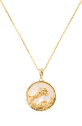 Freya Rose Zodiac Necklace in Leo at Nordstrom