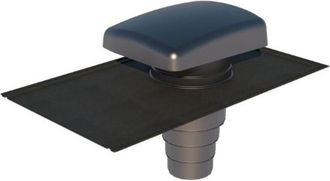 Ubbink Ubbink - Terminal De Ventilaci&oacute;n Ubiflu 2 Pizarra Antracita D160 13460377