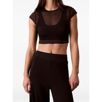 Calvin Klein Cropped Performance Sports Bra Top