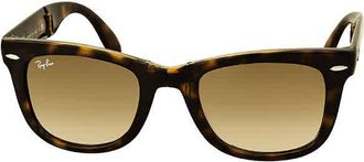 Ray-Ban Wayfarer Folding Classic Light Brown Gradient Unisex Sunglasses RB4105 710/51 50