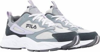 Fila Womens Envizion Running Walking Casual Shoes In Grey/lilac