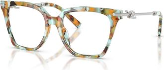 Tiffany & Co. 51mm Square optical glasses in Tortoise at Nordstrom