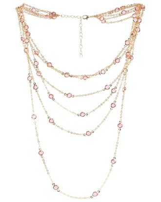Saachi Saachi Crystal Layer Necklace