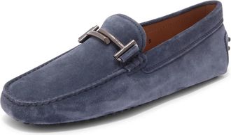 Tod's Gommino Doppia T Loafer - Heren - Loafers - Blauw - 38 EU - Su&egrave;de - Schoenen