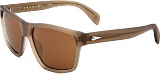 Rag & Bone Mens RNB5048-S-FRE-58 RNB5048 S 58 FRE Sunglasses - Brown - One Size