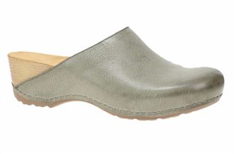 Dansko Womens Talulah Milled Burnished Mule In Ivy