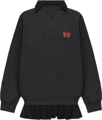 Balenciaga Sweatshirts, female, Black, Size: L Sweatshirt