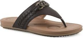 White Mountain Aladdin Flip Flop in Cappuchino/Smooth at Nordstrom Rack, Size 8.5