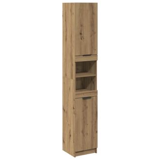 vidaXL Vidaxl Armadietto Da Bagno Rovere Artigianale 32x34x188,5cm