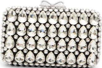 Self Portrait Clutches, female, Black, Size: ONE SIZE Satin Crystal Clutch