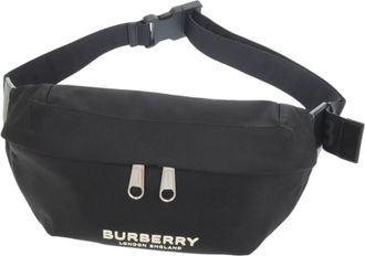 Burberry Black Nylon Fanny Pack Sling Bag (Pre-Owned)