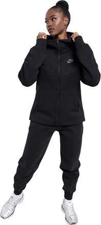 Nike Tech Fleece Trainingspak - Dames - Trainingspakken - Zwart - M - Katoen - Fitness