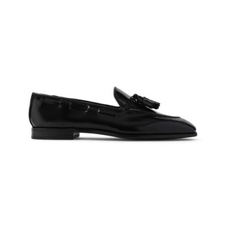 Churchs Schoenen, Dames, Zwart, 37 EU, Leer, Zwarte Loafer Schoenen Elegant Stijlvol
