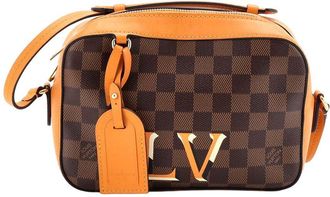 Louis Vuitton Orange Damier Santa Monica (Authentic Pre-Loved)