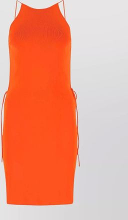 Bottega Veneta stretch viscose blend dress with adjustable side ties