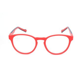 adidas Mens Red Round Eyeglass Frames AOR028O-1