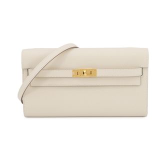 Herm&egrave;s Kelly Epsom Leather Chain/Shoulder Wallet (Pre-Owned)