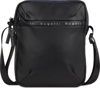 Bugatti Schultertasche BUGATTI Blanc Schwarz, Damen, Gr. B/H/T: 17cm x 21cm, schwarz, Polyurethan, Taschen Schultertasche