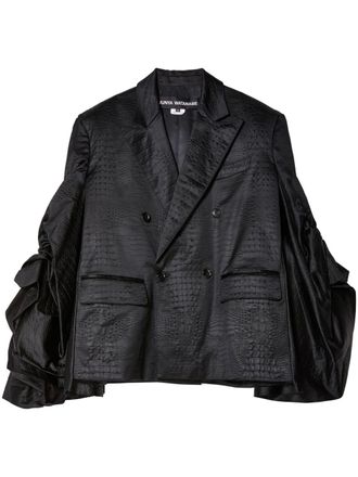 Junya Watanabe Giacca smanicata oversize - Nero