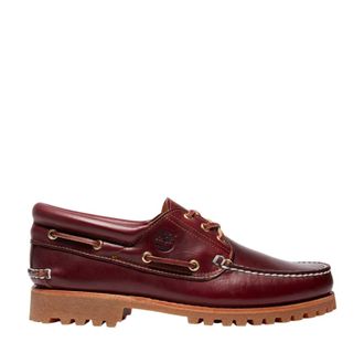 Timberland Boat Shoes, male, Red, 10 1/2 UK, 3-Eye Lug Handsewn Boat Shoe