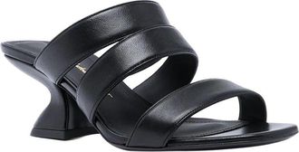 Ferragamo 6Mm Steffie Chunky Leather Sandal