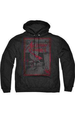 Gildan Superman Action Comics 23 Adult Pull Over Hoodie / Hooded Sweatshirt