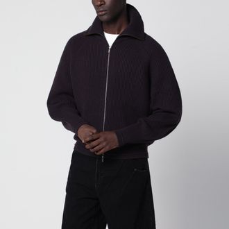 Entire studios Cardigan Blimp Full Zip in lana a coste