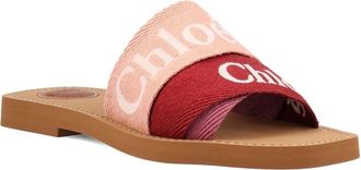 Chlo&eacute; Woody platte sandalen