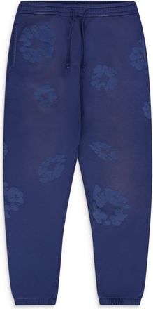 Denim Tears Navy Mono Wreath Sweatpants