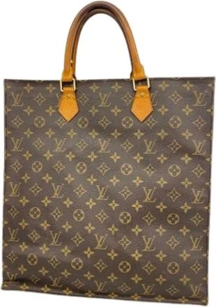 Louis Vuitton Pre-owned Tote Bags, female, Brown, Size: ONE SIZE Pre-owned Sac Plat Tote Bag