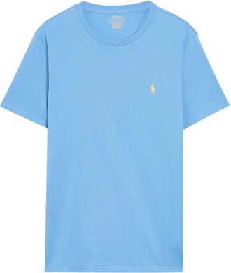 Polo Ralph Lauren Logo-embroidered Cotton T-shirt - Blue - XL