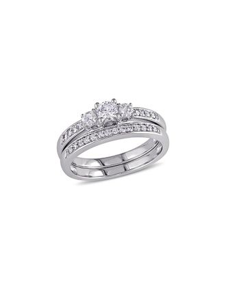 Rina Limor 14K 0.49 ct. tw. Diamond Three-Stone Ring